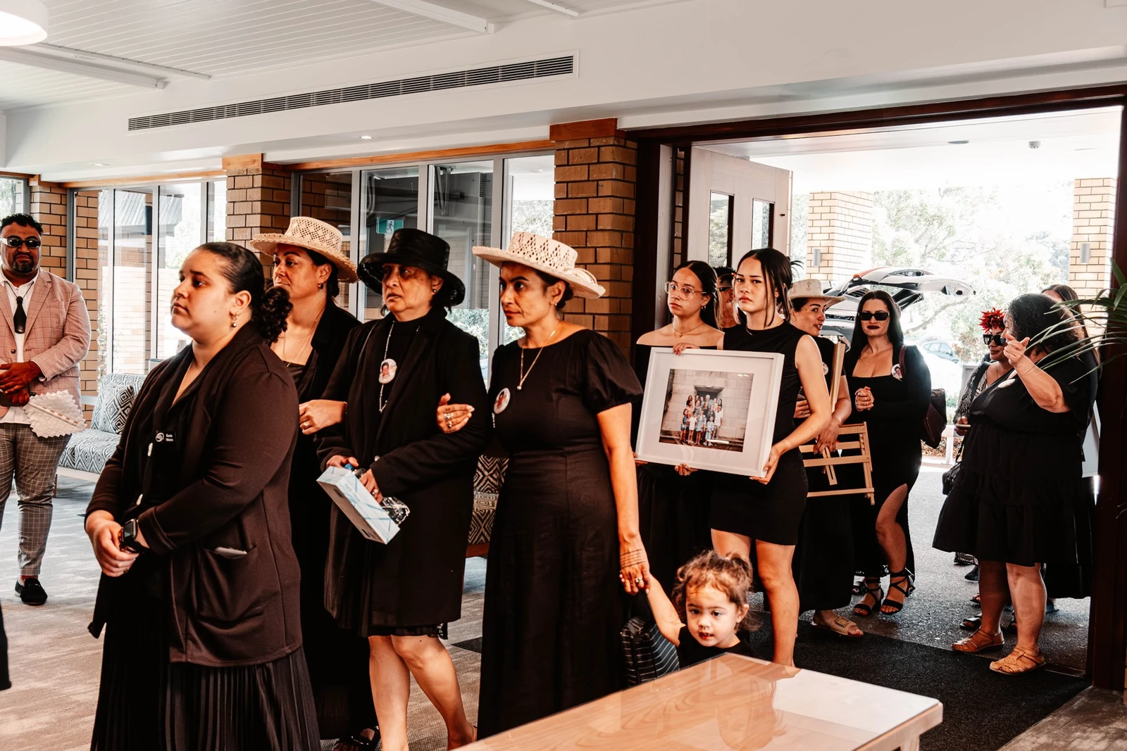 People gathered together at an event